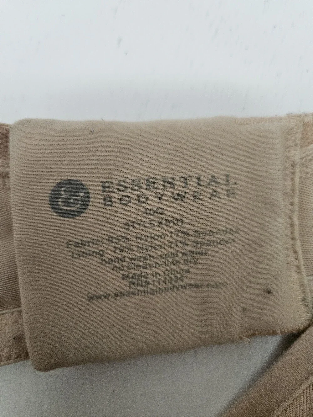 Essential Bodywear Nude Smooth Underwire Full Coverage T-Shirt Bra 40G